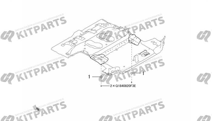 Отбойник кузова Haval H9